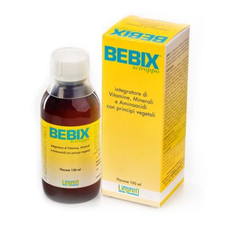 Bebix Integratore Ricostituente per Bambini Sciroppo Senza Glutine 150ml - Laboratori Legren