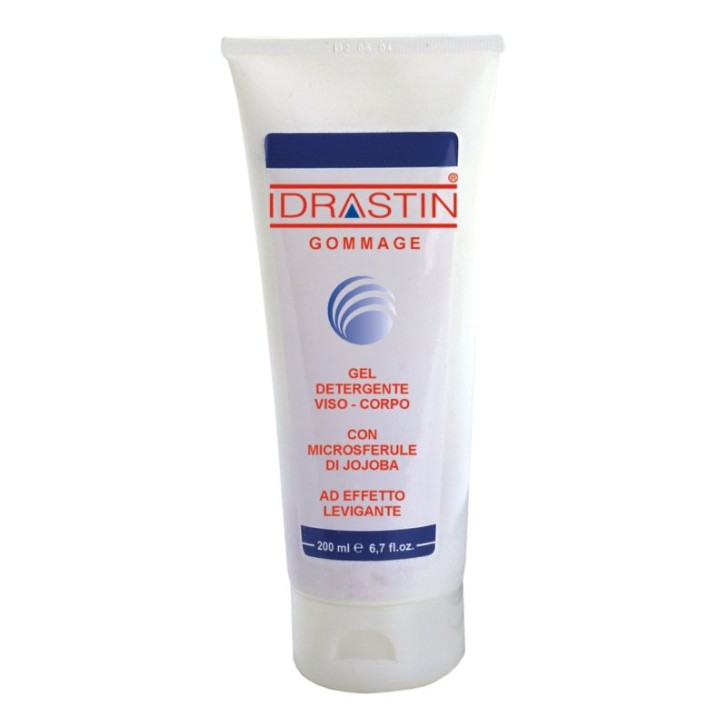 Idrastin Gommage Gel Esfoliante Viso e Corpo con AHA e Jojoba 200ml - RPF Srl
