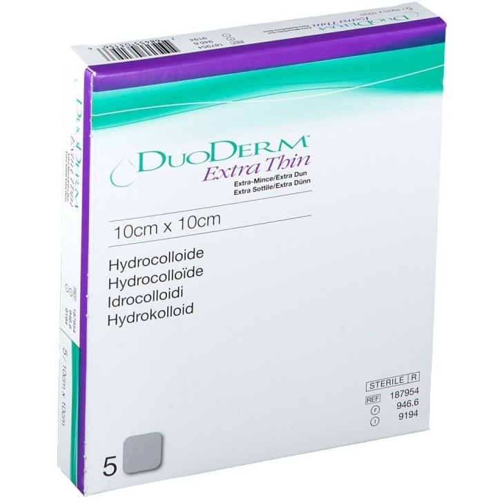 DuoDERM Medicazione Idrocolloidale Extra Sottile Sterile Flessibile 15x15cm - ConvaTec