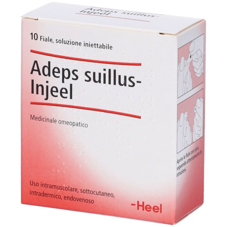 Heel Adeps Suillus Injeel Omeopatico Senza Glutine 10 Fiale da 1,1 ml - GUNA