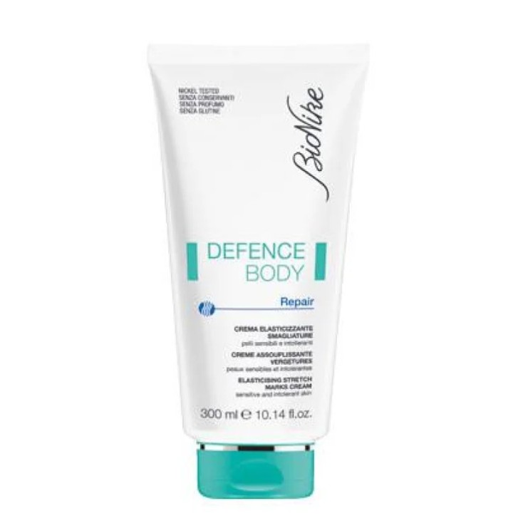 Defence Body Crema Elasticizzante Smagliature per Pelle Sensibile 300ml - BioNike