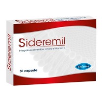 SIDEREMIL Integratore Ferro Liposomiale con Vitamina C Senza Glutine 20 Capsule