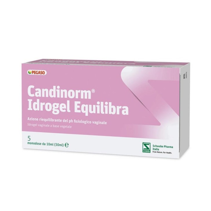 Candinorm Idrogel Equilibra Gel Vaginale Riequilibrante Prebiotico Antimicotico 50ml - Schwabe