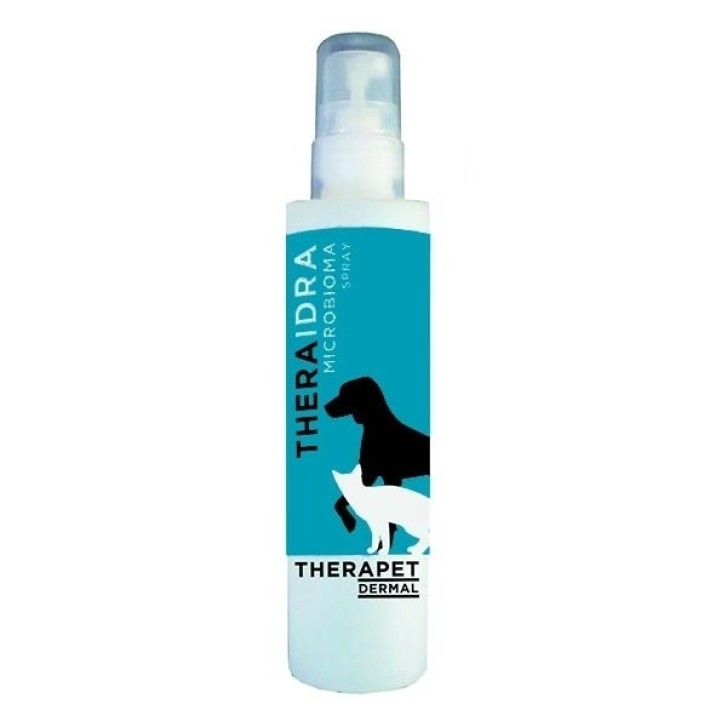 Spray Microbioma Emolliente Lenitivo e Idratante per Cani e Gatti 200ml - Theraidra