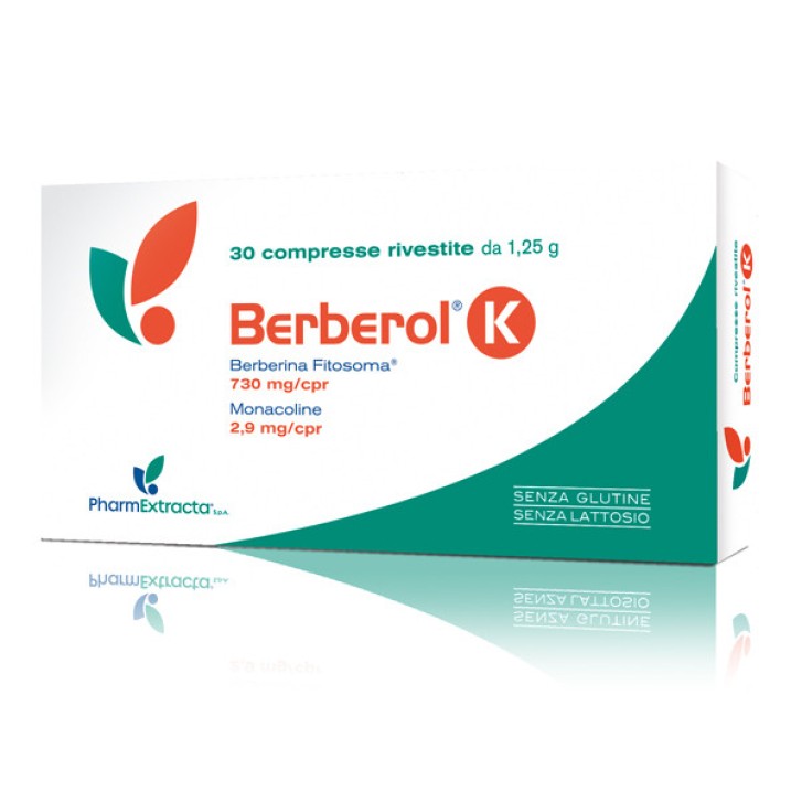Berberol K Integratore per Colesterolo e Cuore 30 Compresse - PharmExtracta