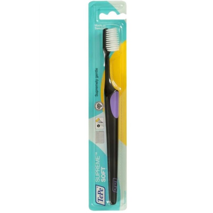 TePe Supreme Spazzolino Morbido Ergonomico con Setole Doppio Livello - TePe