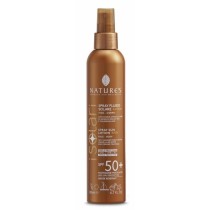 Spray Solare SPF 50 Protezione Molto Alta Resistente all\'Acqua Vegan - Nature\'s