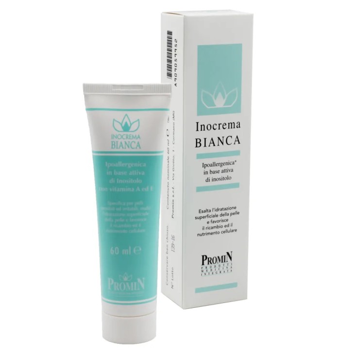 Inocrema Bianca Crema Eudermica Idratante e Antiossidante per Pelli Sensibili 60ml - Promin