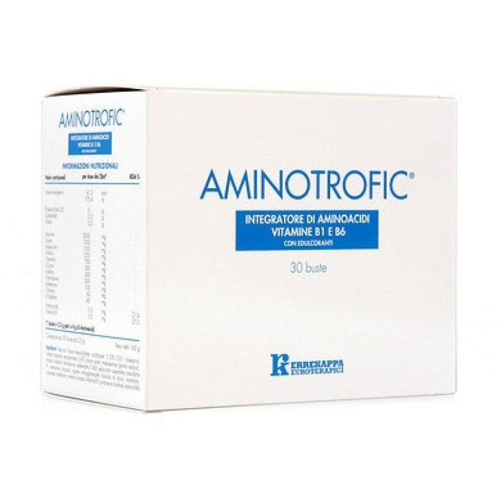 Integratore Aminoacidi Supporto Muscolare Senza Glutine e Lattosio 30 Bustine - Aminotrofic