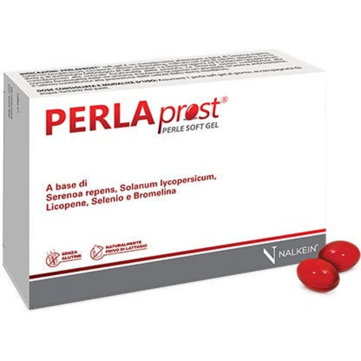 Perlaprost Integratore Prostata Antiossidante e Funzioni Urinarie 15 Perle Softgel - Nalkein