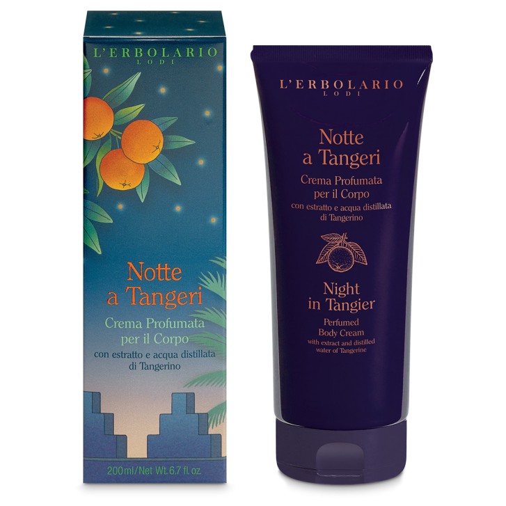 Crema Corpo Notte a Tangeri Profumata Idratante e Nutriente 200ml - L\'Erbolario