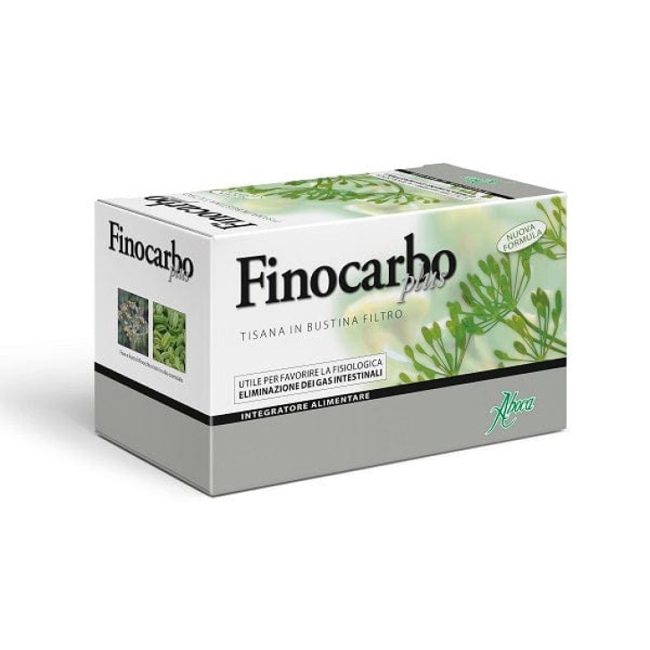 Finocarbo Plus Tisana Integratore con Finocchio Carvi e Anice 20 Bustine - Aboca