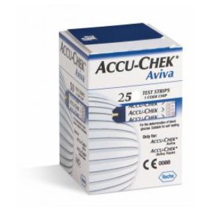 Accu-Chek Aviva Glucometro per Glicemia Display LCD Risultati in 5 Secondi - Roche