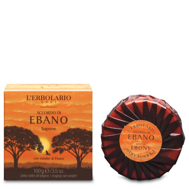 Accordo di Ebano Sapone Profumato Agrumato e Legnoso 100g - L\'Erbolario