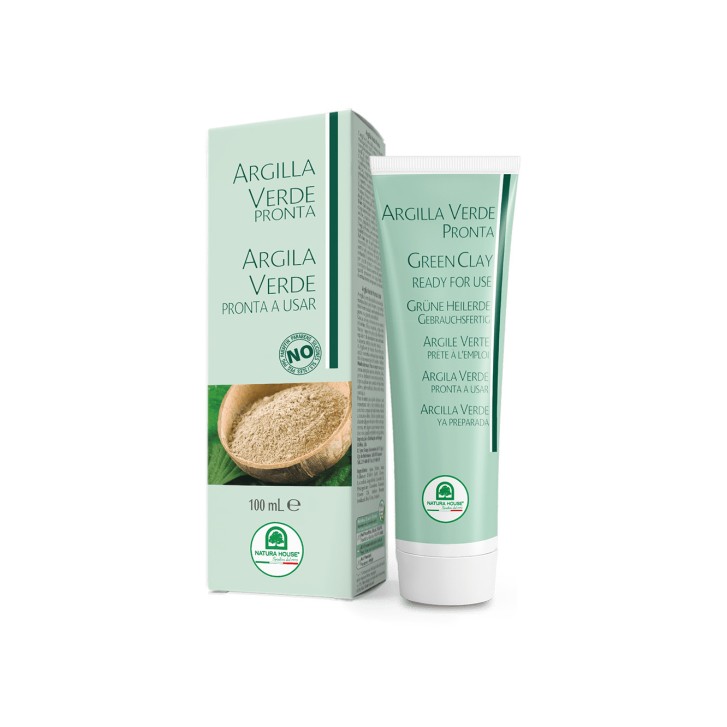 Gel Purificante Argilla Verde Seboregolatore per Pelle e Capelli 100 ml - Natura House