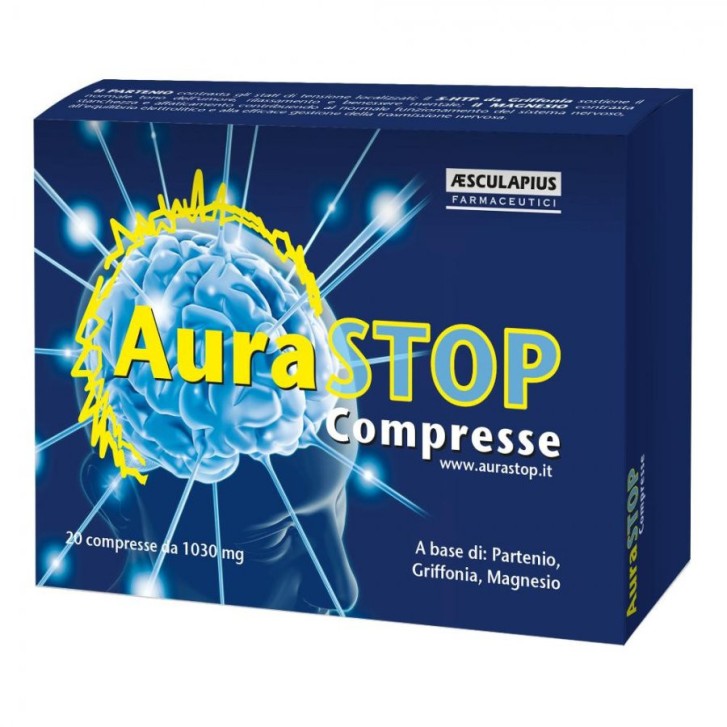 Aurastop Integratore per Emicrania Senza Glutine 20 Compresse - Aesculapius