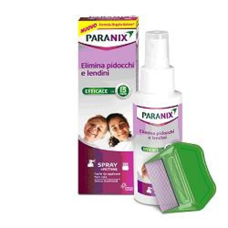 Spray Antipidocchi Dispositivo Medico con Pettine 100ml - Paranix