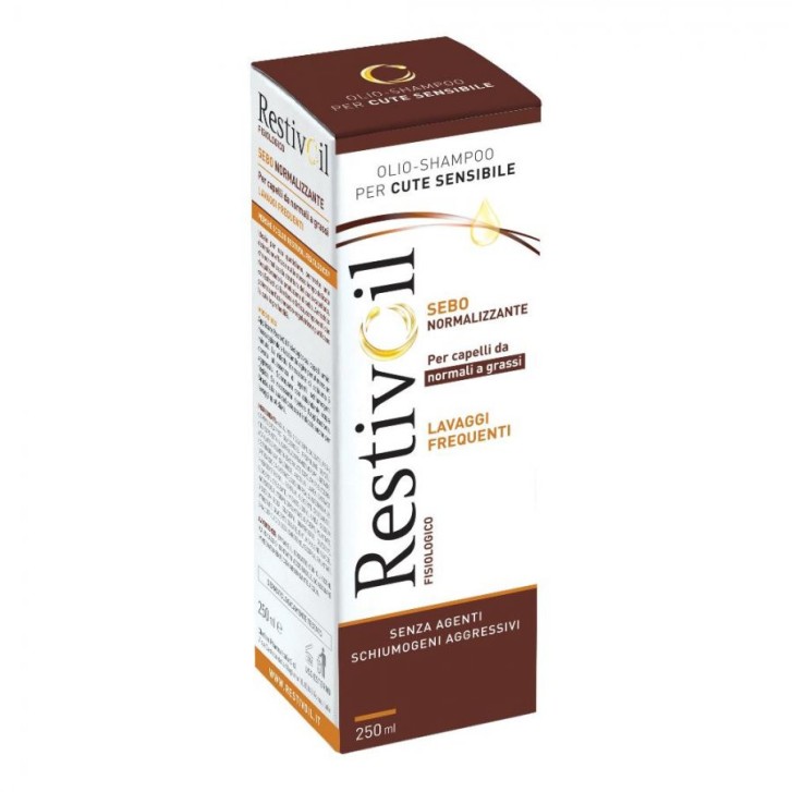 Olioshampoo Sebo-normalizzante per Capelli Normali e Grassi 250ml - Restivoil