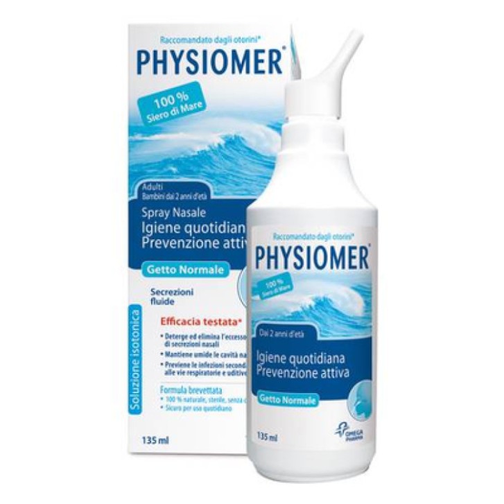 Spray Nasale Isotonico Getto Normale 135ml - Physiomer