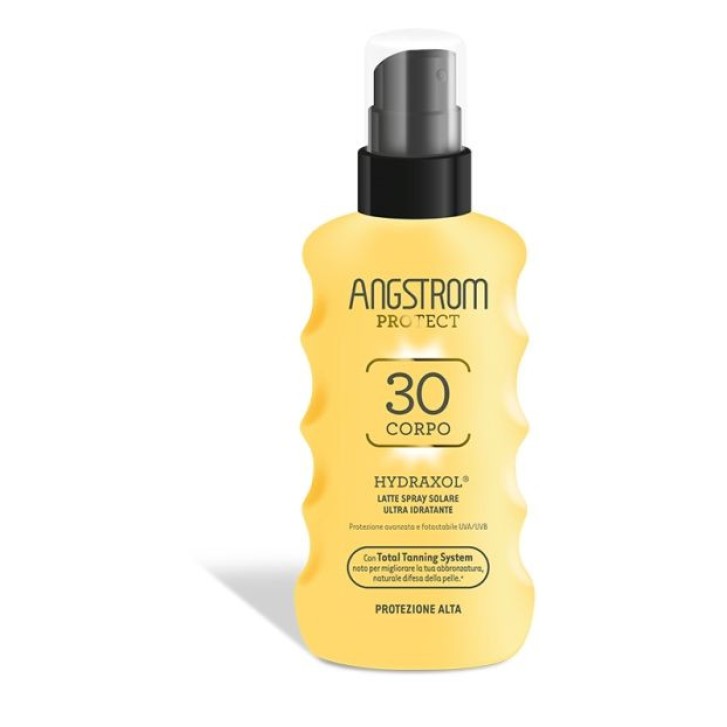 Latte Solare Spray Corpo SPF 30 Resistente all\'Acqua 175 ml - Angstrom