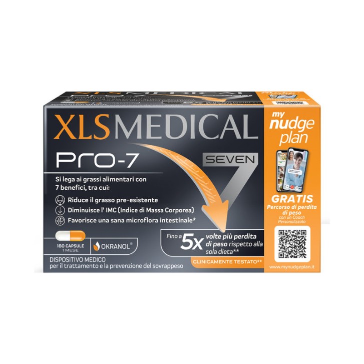 XLS Medical Pro 7 Integratore Dimagrante Dispositivo Medico 180 Capsule - XLS Medical