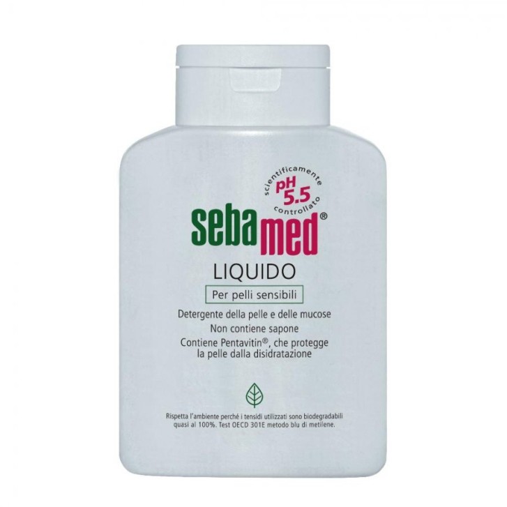 Detergente Liquido pH 5.5 Senza Sapone Idratante per Uso Quotidiano 200 mL - Sebamed