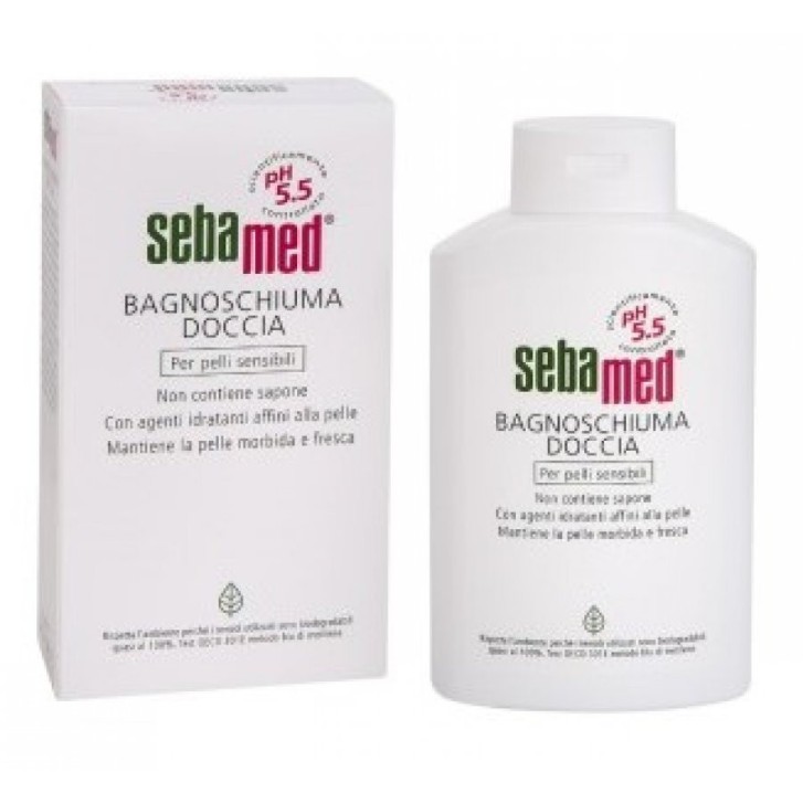 Bagnoschiuma Doccia Idratante pH 5,5 Senza Sapone Formula Delicata 400ml - Sebamed