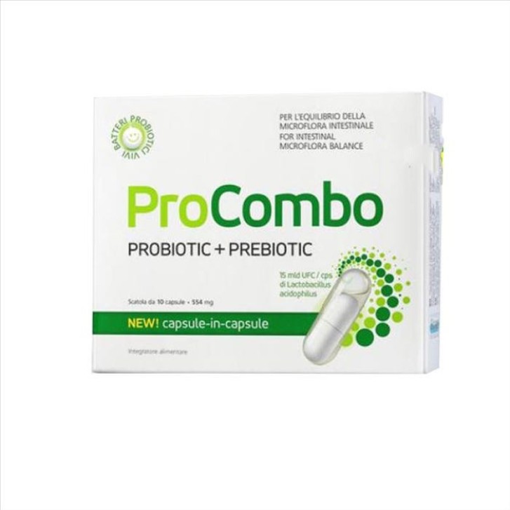 Integratore Probiotici e Prebiotici 10 Capsule Tecnologia DUOCAP - Vivislim ProCombo