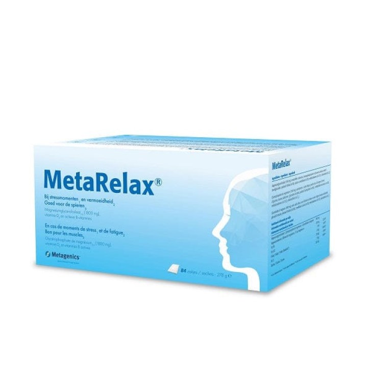 MetaRelax Integratore Magnesio Vitamine B Taurina Polvere Agrumi 90g - Metagenics