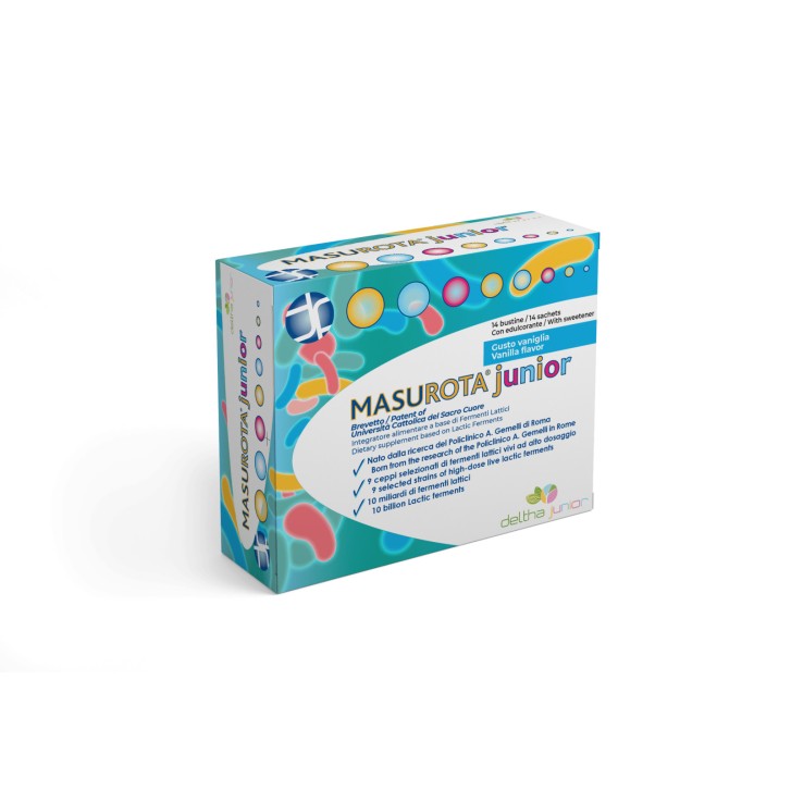 Probiotico Junior Integratore Senza Glutine e Lattosio 14 Bustine - DELTHA PHARMA