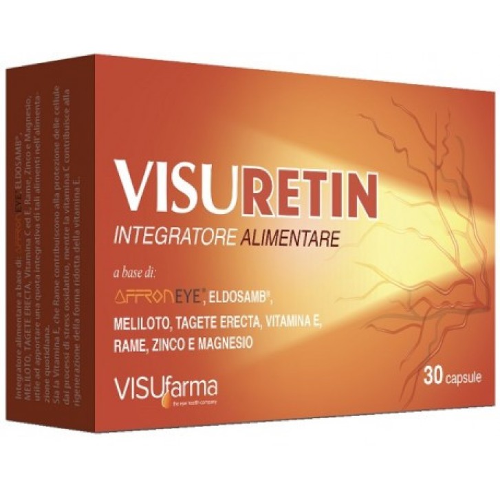 Visuretin Integratore Vista Antiossidante Protezione Retinica 30 capsule - VISUFARMA