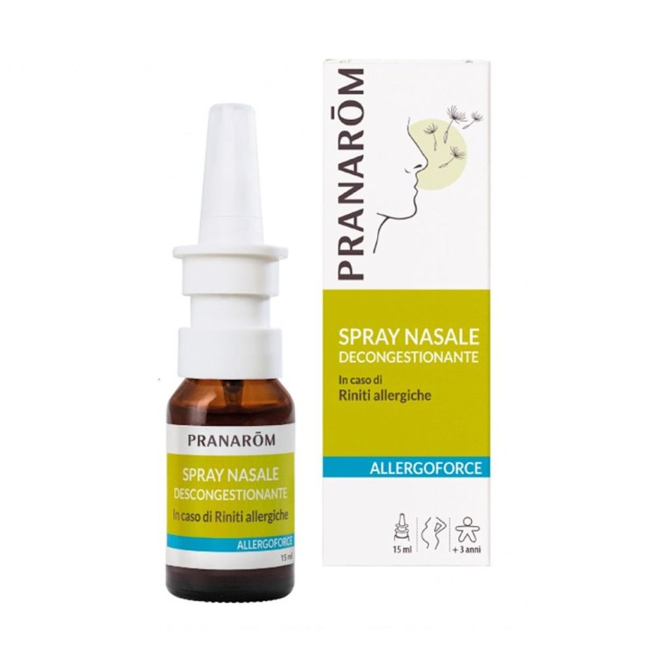 Spray Nasale Decongestionante Naturale Ipertonico 15 ml - Pranarôm