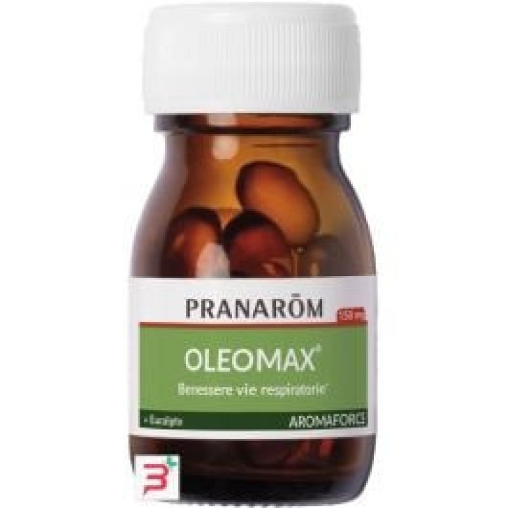 Oleomax Integratore Vie Respiratorie con Oli Essenziali Balsamici 15 Capsule - Pranarom