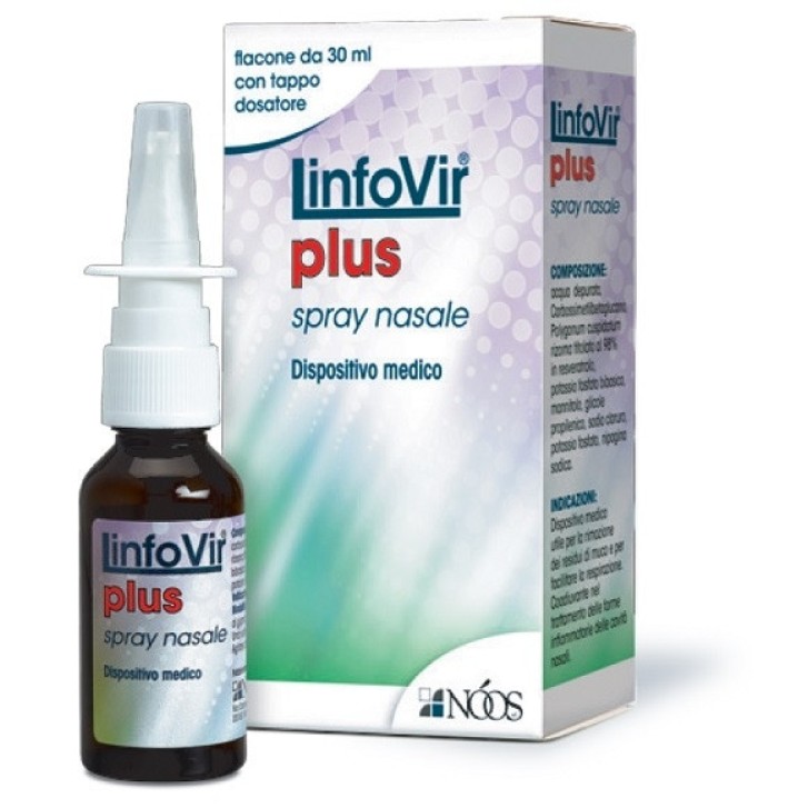 Linfovir Plus Spray Nasale Decongestionante e Antinfiammatorio 30 ml - Noos