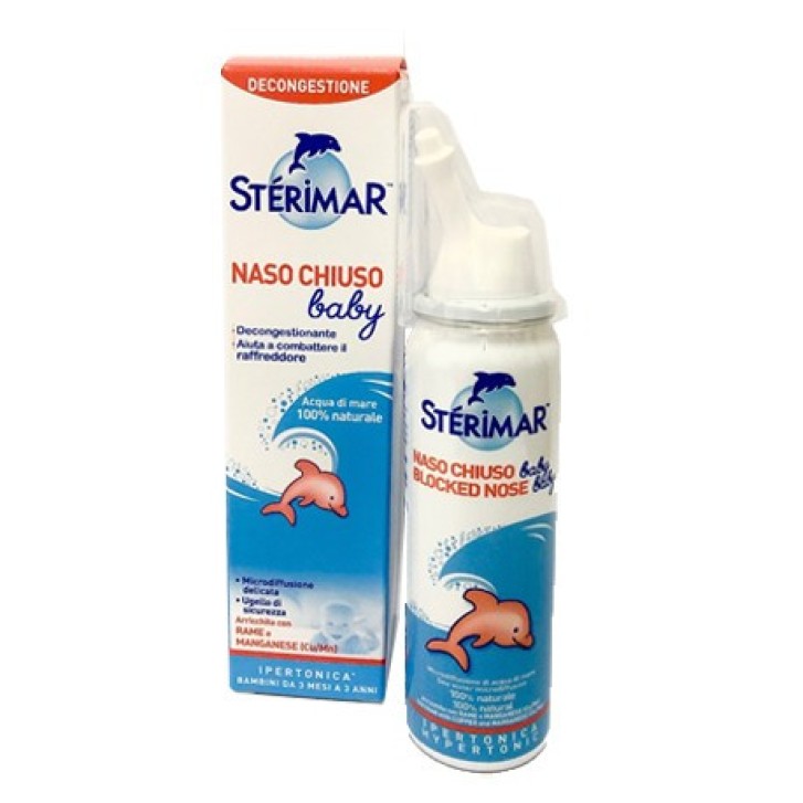 Sterimar Baby Decongestionante Nasale Naturale per Bambini con Rame e Manganese 50ml - Sterimar