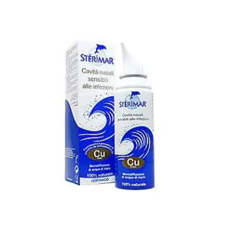 Spray Nasale Isotonico Decongestionante con Rame 100ml Dispositivo Medico - Sterimar