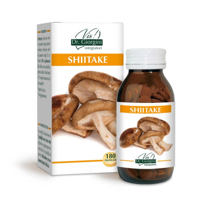 Integratore Shiitake 500mg per Difese Immunitarie 180 Pastiglie - Dr. Giorgini