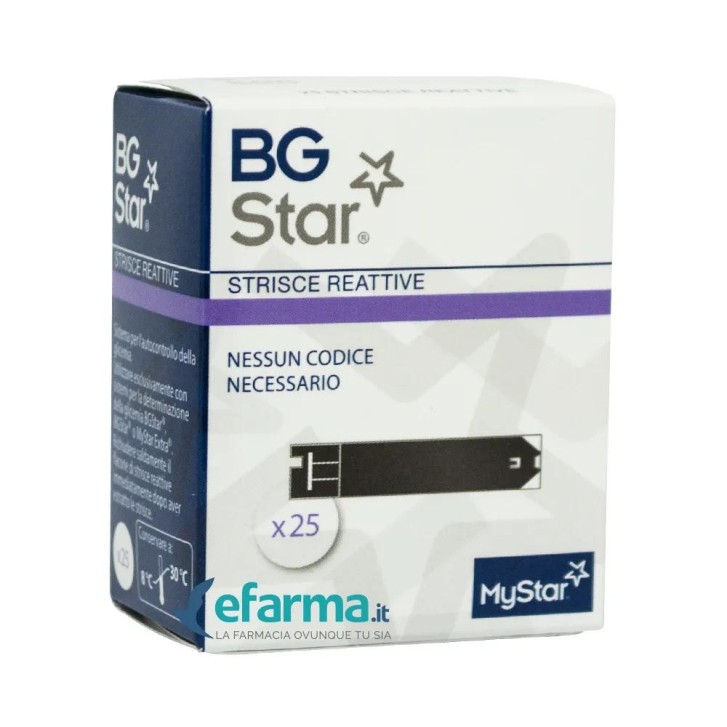 Strisce Glicemia Monouso Compatibili BGStar e iBGStar 50 pezzi - MyStar