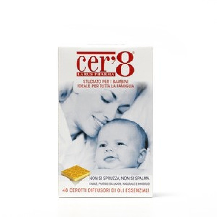Cerotti Anti-Zanzare Naturali Efficaci e Sicuri per Bambini 48 Cuscinetti - CER\'8