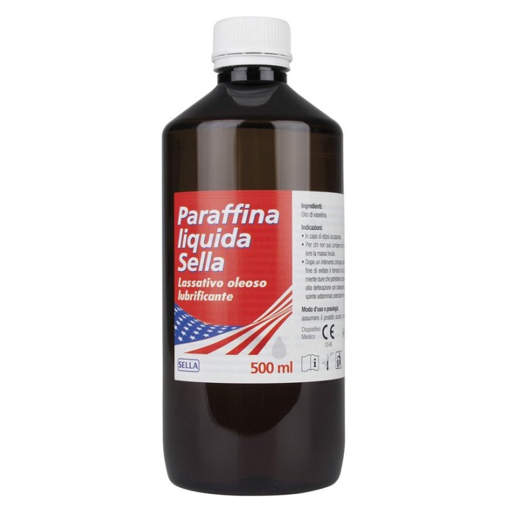 Paraffina Liquida Lassativo Lubrificante Dispositivo Medico 500ml Flacone - SELLA