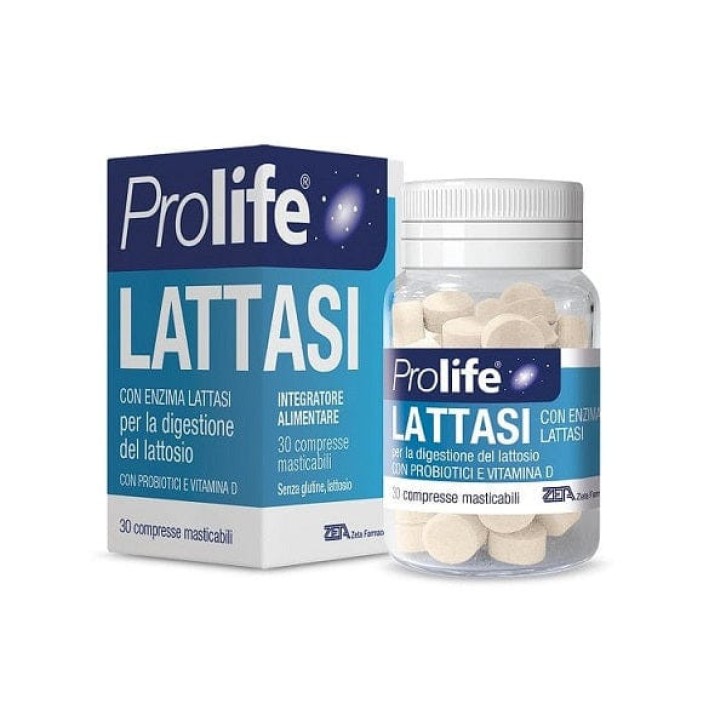Lattasi Integratore con Probiotici e Vitamina D 4500 FCC ALU 30 Compresse - Prolife