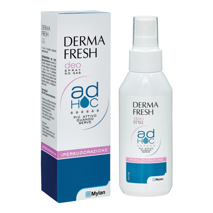 Deodorante Spray No Gas per Ipersudorazione Senza Alcool 100ml - DERMAFRESH
