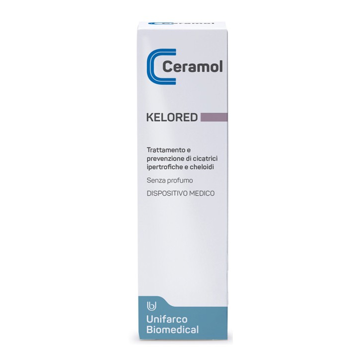 Ceramol Kelored Gel Trattamento Cicatrici Senza Profumo e Alcool 30ml - Unifarco