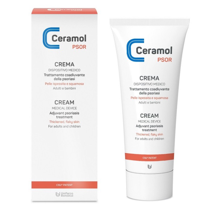 Ceramol PSOR Crema Idratante Emolliente per Psoriasi 200ml - UNIFARCO