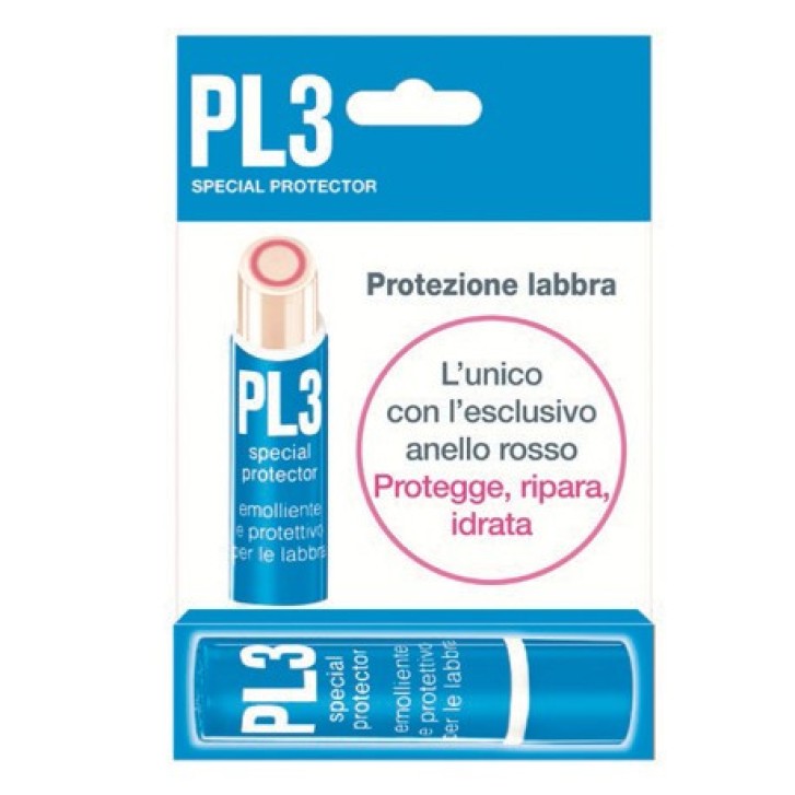 Stick Protettore Labbra Protezione Sole Freddo Vento Triplice Azione 5g - PL3