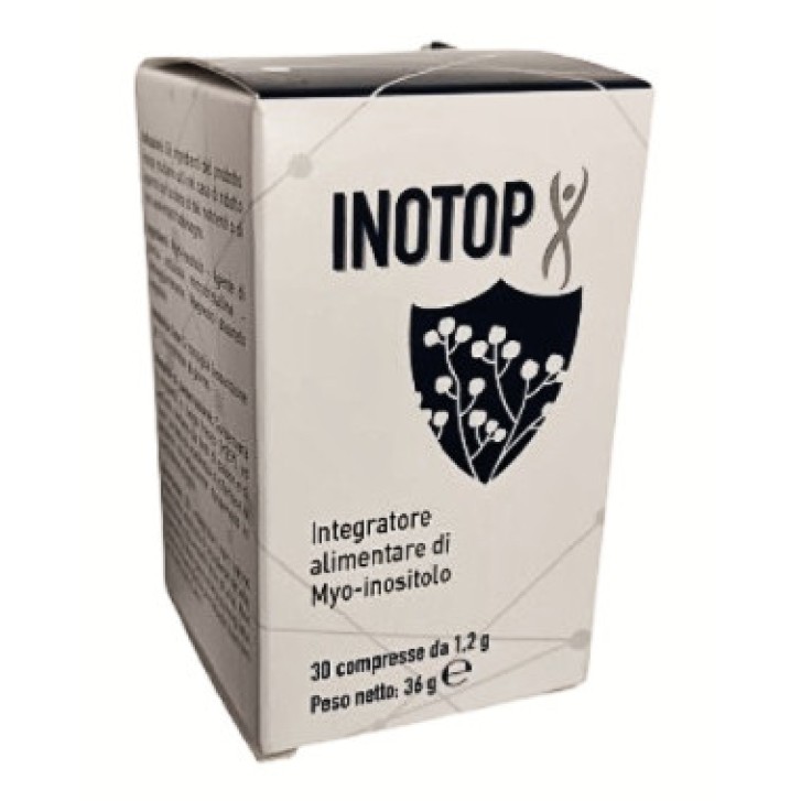 INOTOP - Myo-Inositolo Integratore Salute Femminile e Supporto Ovarico 30 Compresse