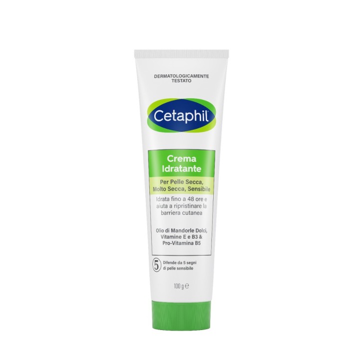 Crema Idratante Pelle Secca Viso e Corpo con Olio Mandorle e Vitamine 100g - CETAPHIL