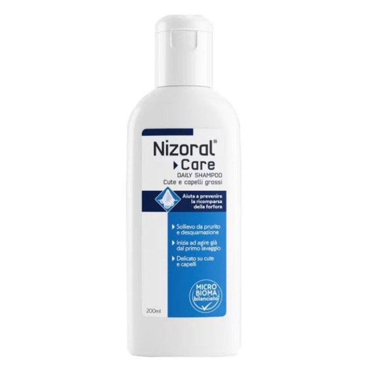 Nizoral Care Shampoo Anti-forfora Antiprurito per Cute e Capelli Grassi 200ml - EG SpA