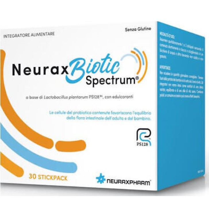 NEURAXBIOTIC SPECTRUM Probiotico Intestinale 30 Miliardi Cellule 30 Stickpack - NEURAXPHARM