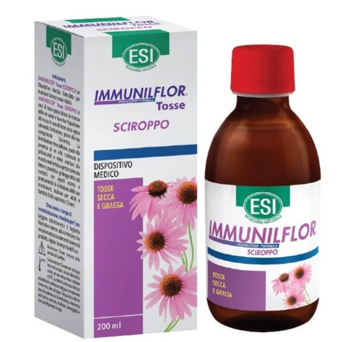 Immunilflor Sciroppo per Tosse Grassa e Secca Dispositivo Medico 200ml - ESI